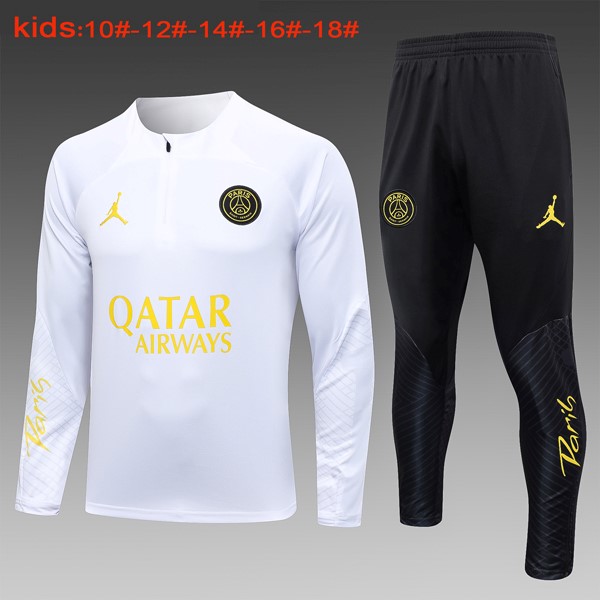 Ninos Sudadera De Training PSG 2024 Blanco 2